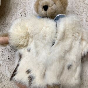 Fur Coat for Kids Doll or Stuffed Animal Toy
